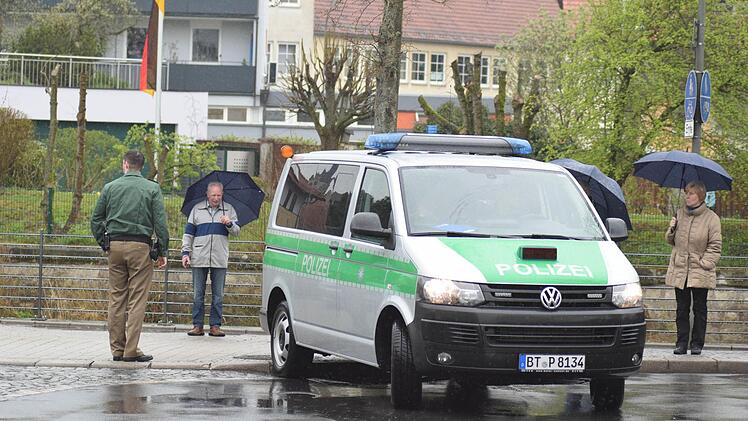 Auch in die andere Richtung wurde abgesperrt.