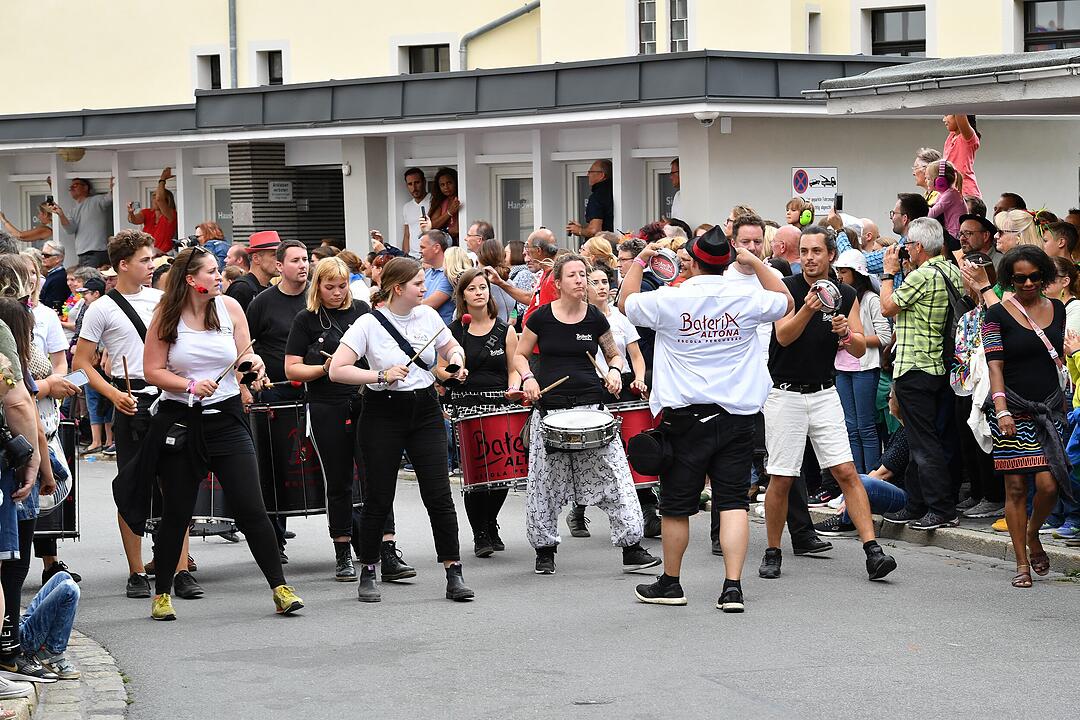 Umzug beim Samba-Festival in Coburg