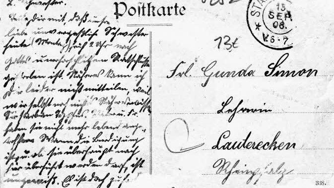 Die Ansichtskarte trägt einen Stempel aus dem Jahr 1908. Die Karte selbst muss noch älter sein.