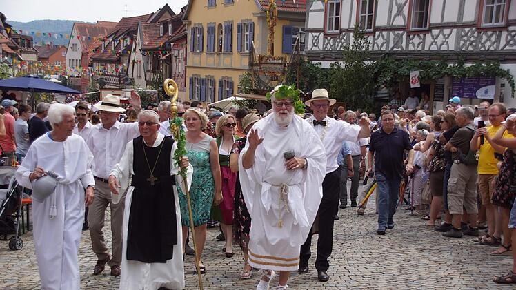 Zur 1000-Jahr-Feier Zeils mit dem 34. Weinfest kamen viele bekannte Gesichter zusammen.