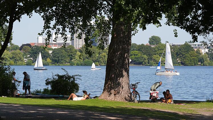 Sommerwetter in Hamburg