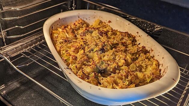 Mit knuspriger Kruste schmeckt der Dippelappes besonders gut.