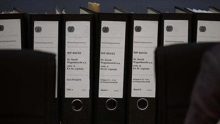 Sitzung des Wahlpr&uuml;fungsausschusses des Bundestages