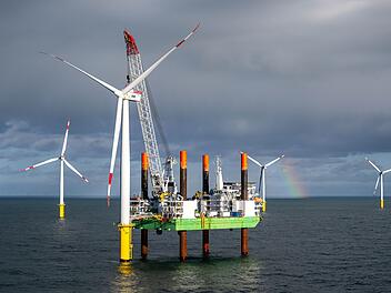Windkraft auf See