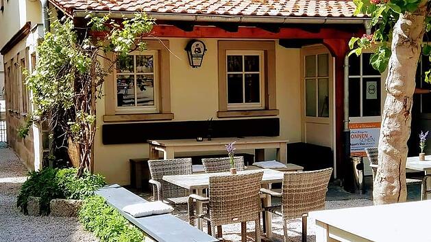 Das Gasthaus Sonnenschein im Appels Max verbindet traditionelle fr&auml;nkische K&uuml;che mit einer gem&uuml;tlichen Atmosph&auml;re.