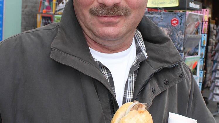Karl-Heinz Leifels: "Ich hole mir in der Mittagspause öfter mal ein Fischbrötchen auf die Hand. Mir zuhause selbst ein Brot zu machen, ist mir meistens einfach ein zu großer Aufstand."