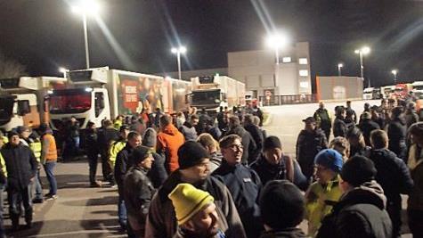 Die Bauern demonstrierten mit ihrem Protest Einigkeit.