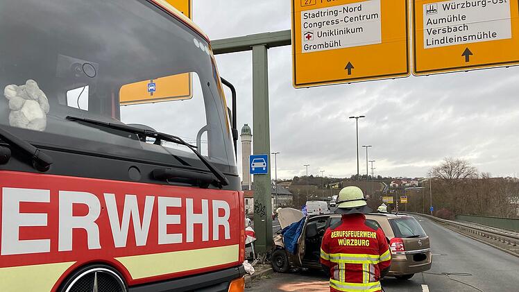 Tödlicher Unfall in Würzburg: Auf dem Stadtring ist ein 90-Jähriger gestorben