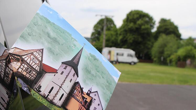 Auf dem  Festplatz in Geroda findet am 16. und 17. Juli ein großes Open Air statt. Dafür soll der Wohnmobilstellplatz vorübergehend gesperrt werden. Foto: Julia Raab