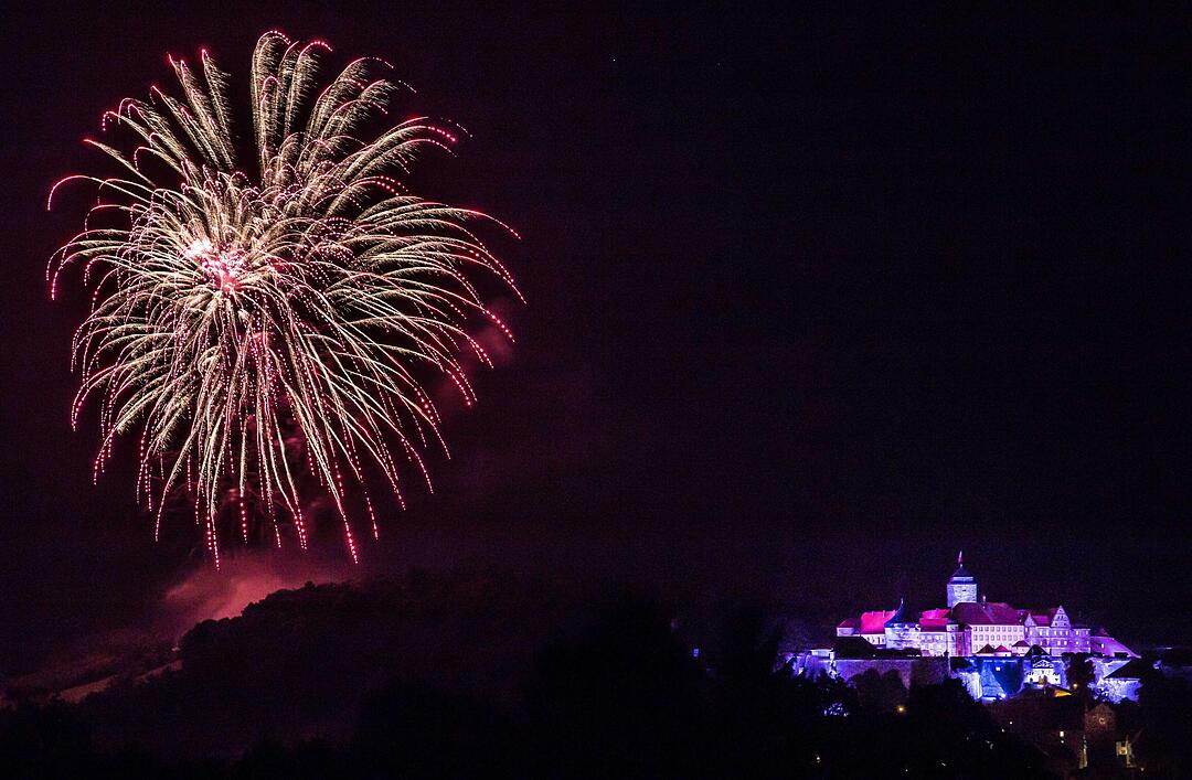 Brillantfeuerwerk zum Kronacher Freischießen