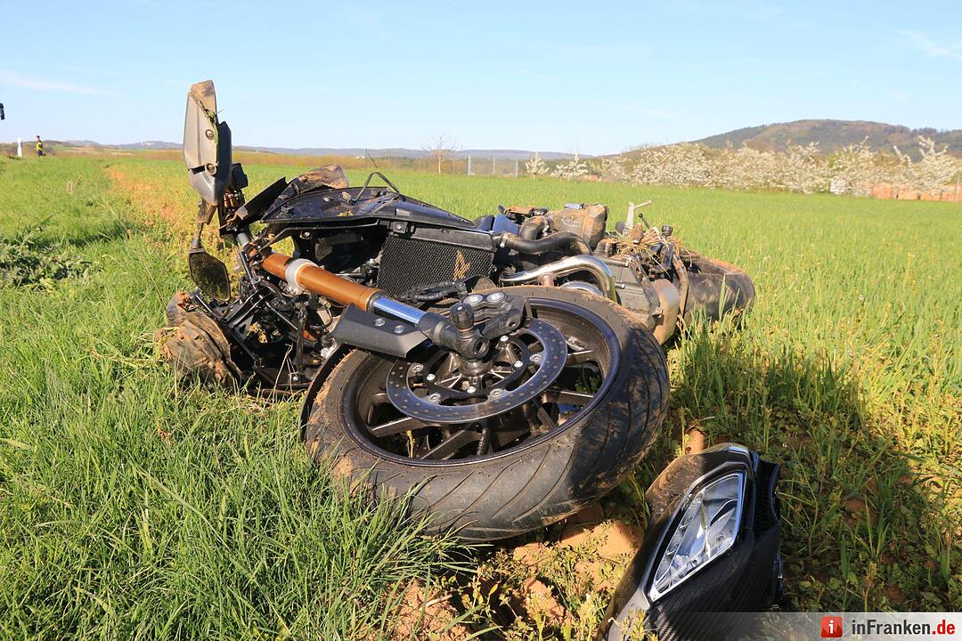 Motorradunfall bei Effeltrich: 24-Jähriger schwer verletzt