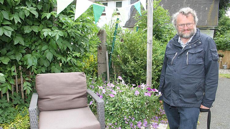 Kreisgartenfachberater Friedhelm Haun gef&auml;llt  die Vielfalt der G&auml;rten.