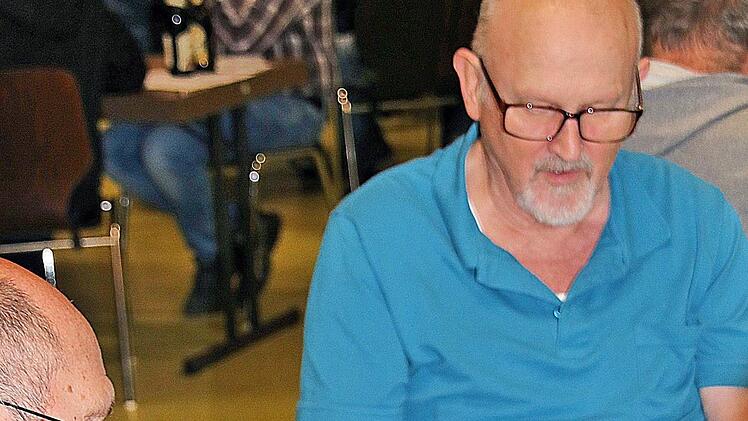 Eindrücke vom Schafkopf-Turnier in Münnerstadt. Dieter Britz