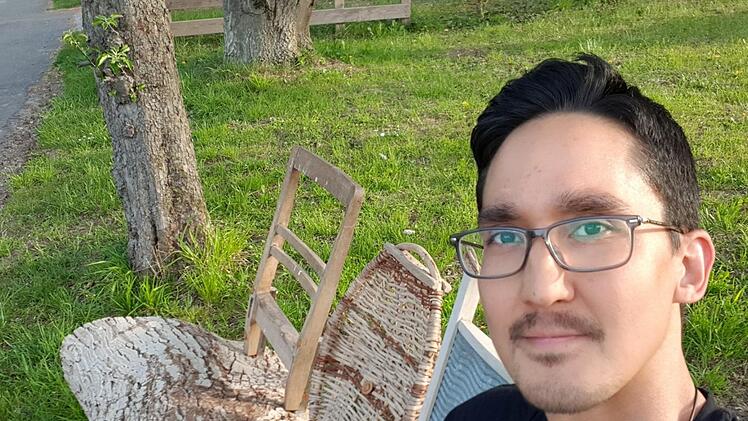 FT-Reporter Ronald Heck legt bei Birkenreuth eine Pause ein. Foto: Ronald Heck