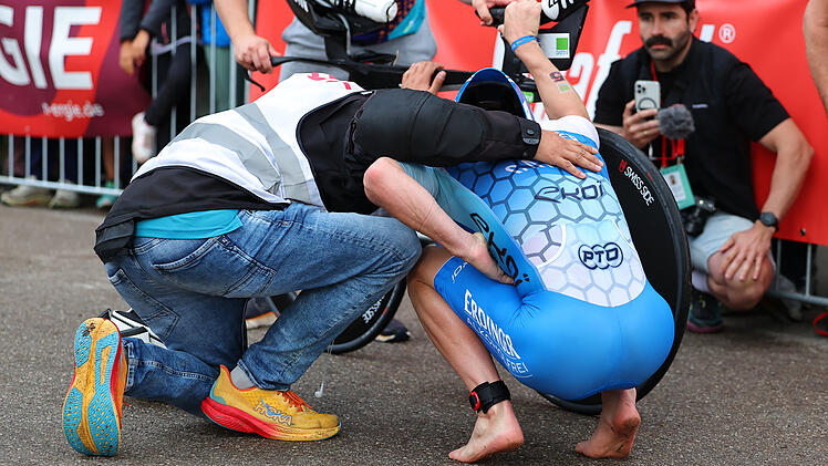 Lange mit Verletzungspech beim der Challenge Roth 2024