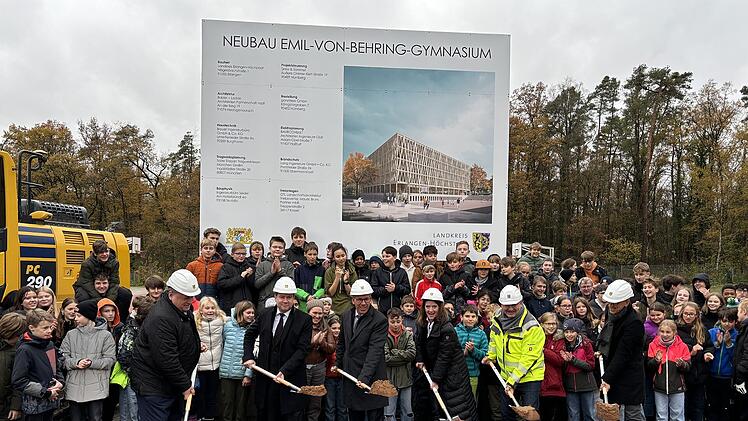 Spardorf: Spatenstich für Neubau des Emil-von-Behring-Gymnasiums