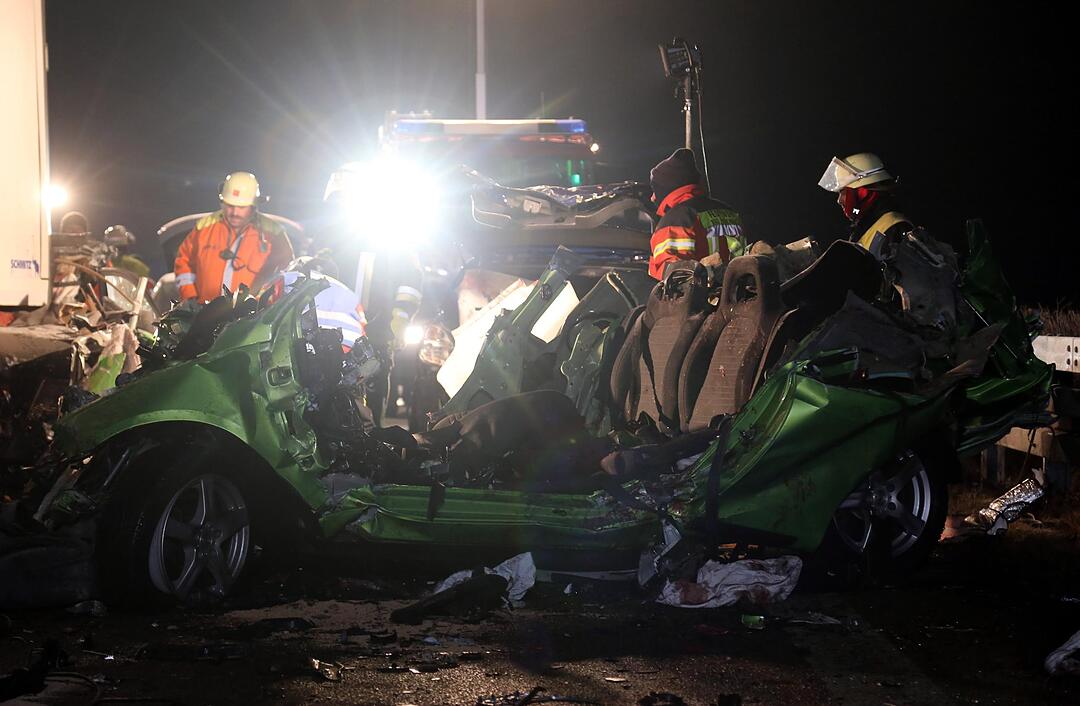 Nebel-Unfall auf A7