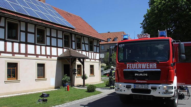 Das schmucke Fachwerkhaus inFischbach, einem Stadtteil von Ebern.