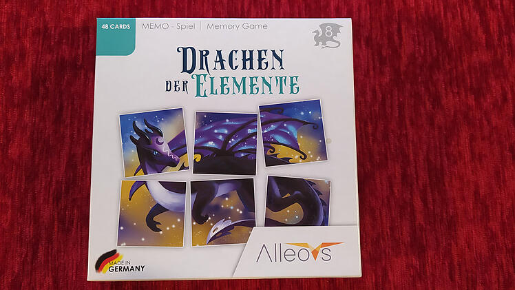 Drachen der Elemente im Test - nettes Fabeltier-Memory für Kinder