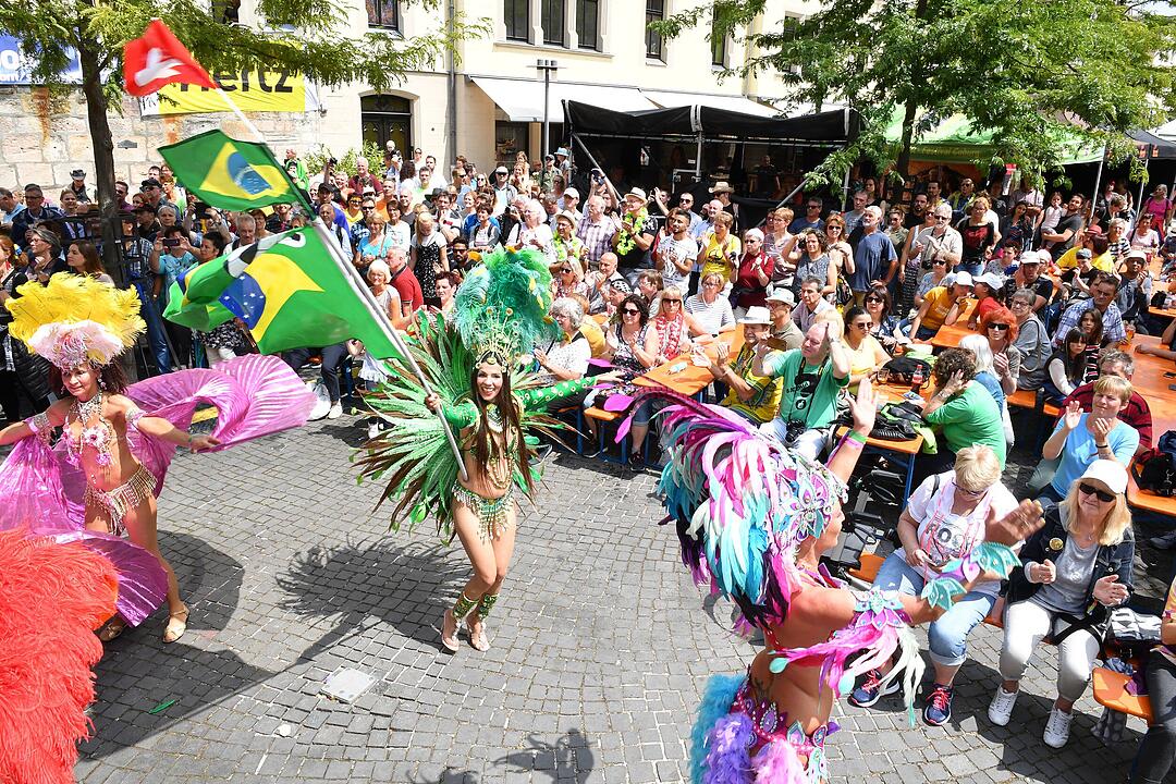 Umzug beim Samba-Festival in Coburg