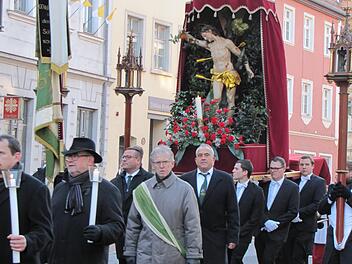 Das Bamberger Prozessionsjahr wird sonst mit der Sebastiani-Prozession am Sonntag nach dem 20. Januar eröffnet. Heuer fällt diese coronabedingt aus.   Archivfoto: Udo Scherzer
