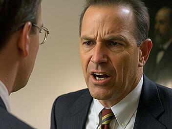 Pr&auml;sidentenberater Kenneth O'Donnell (Kevin Costner) versucht, die Katastrophe abzuwenden.