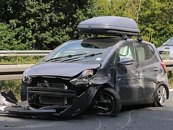 Unfall auf der A3 bei Schlüsselfeld Foto: Ferdinand Merzbach