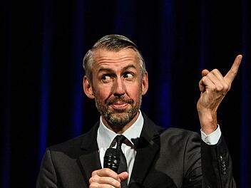 Zyniker oder Mahner? Sebastian Pufpaff gastierte erstmals im Coburger Kongresshaus.Foto: Jochen Berger