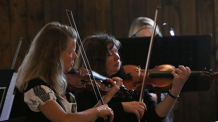 Der Musizierkreis Neustadt unter Leitung von Norbert Luche gestaltete seine Kaffeehausmusik in Meilschnitz. Foto: Jochen Berger