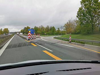 A3-Baustelle H&ouml;chstadt: Ausfahrt f&uuml;r Wochen gesperrt