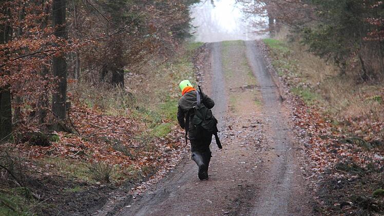 Auf dem Weg zum Ansitz.
