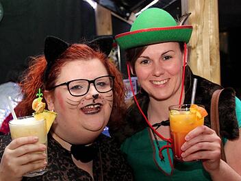 Katze und Robin Hood kommen auch wegen der Band. Foto: Johanna Blum