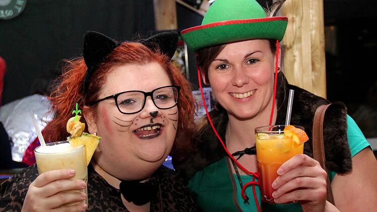 Katze und Robin Hood kommen auch wegen der Band. Foto: Johanna Blum