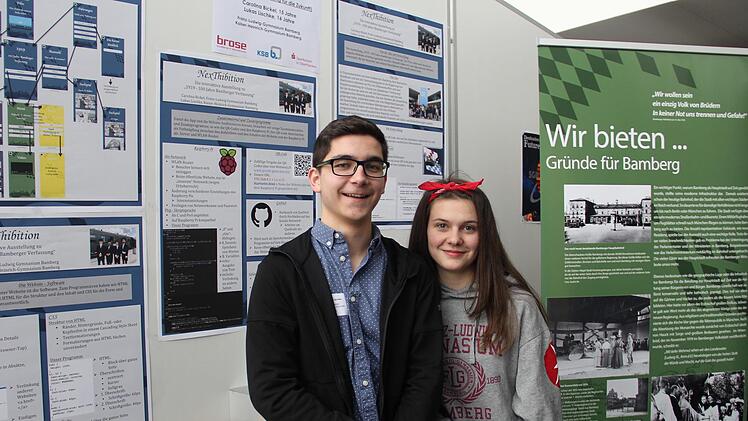 Lukas Lischke und Carolina Bickel haben eine Ausstellung digital erweitert. Foto: privat