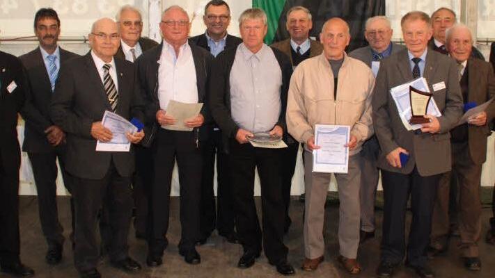 Die Geehrten im SV Sickershausen. Foto: G. Bauer