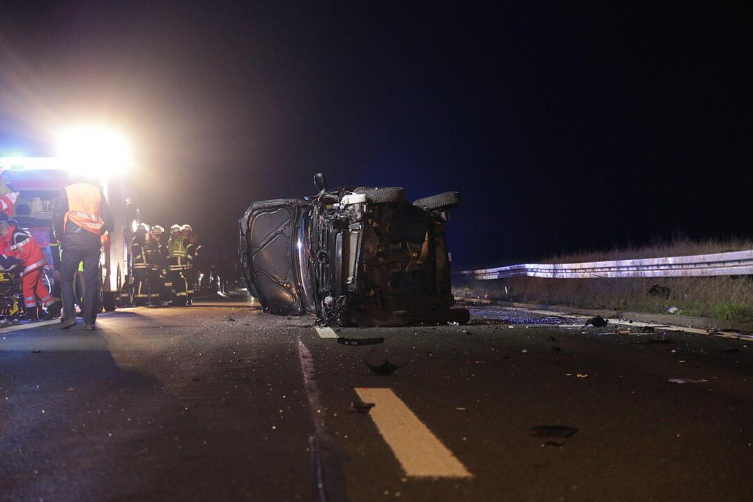 Zwei Unfälle auf A73 mit sechs Verletzten
