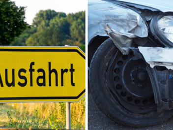 Das Fahrzeug kollidierte zunächst mit der Leitplanke und in der Folge auch mit einem Verkehrsschild (Symbolbild)