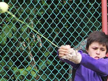Merlin Hummel schleuderte den Hammer auf 41,34 Meter. Foto: Martin Ständner
