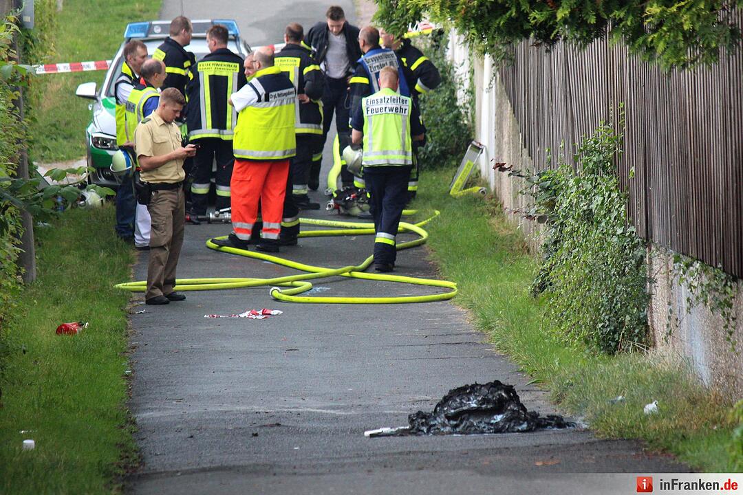 Koffer verpufft in Zirndorf