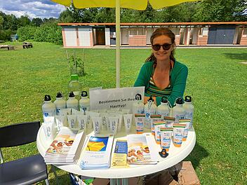 Landkreis Lichtenfels: Projekt kl&auml;rt &uuml;ber Sonnen- und Hitzeschutz beim Baden auf