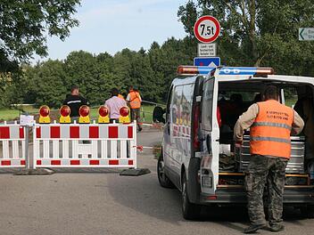 Archivbild Munitionsfund Menschenbach, Kampfmittelbeseitigung Foto: Michael Stelzner