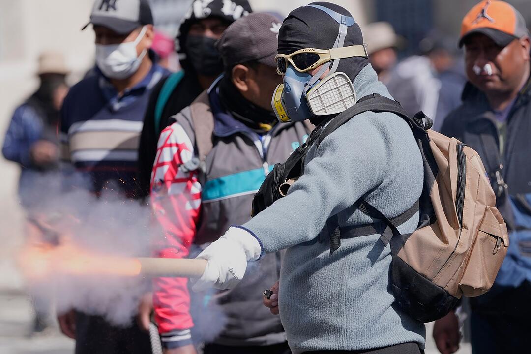Protest in Bolivien
