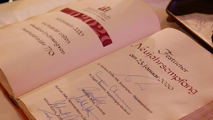 Neujahrsempfang in Münnerstadt.Heike Beudert