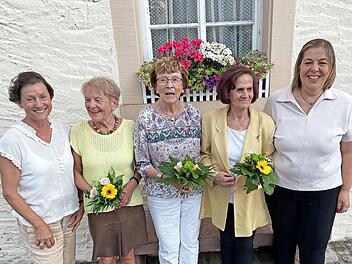 Ehrungen standen bei der Bad Kissinger Frauen-Union an. Unser Foto zeigt (von links) Dr. Gudrun Heil-Franke, Doris Vogel, Gerlinde Warmuth, Hannelore Langer und Nikola Renner.