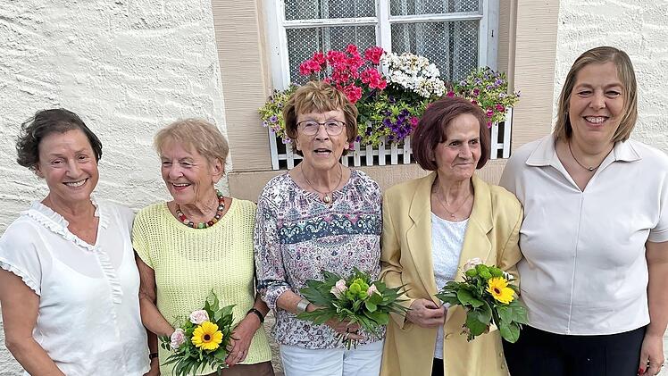 Ehrungen standen bei der Bad Kissinger Frauen-Union an. Unser Foto zeigt (von links) Dr. Gudrun Heil-Franke, Doris Vogel, Gerlinde Warmuth, Hannelore Langer und Nikola Renner.