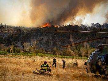 Waldbrand in Südfrankreich