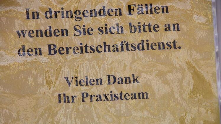 Wie geht's weiter mit dem Bereitschaftsdienst am Wochenende und am Abend?
