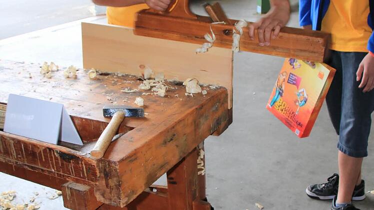 Schülerolympiade beim Handwerkertag. Foto: Heike Beudert