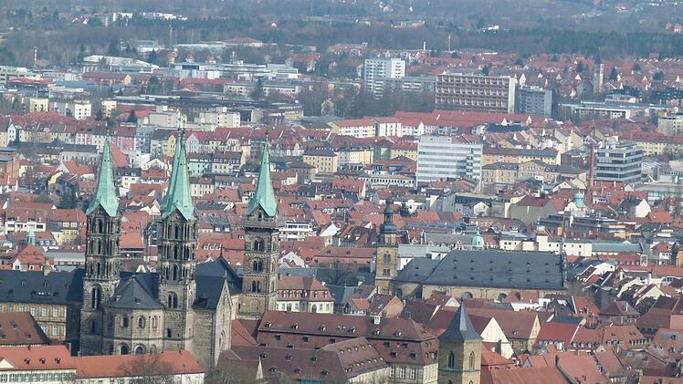 Blick von der Altenburg auf Bamberg.  Marion Krüger-Hundrup