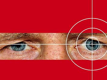 Der "Tatort" wird fränkisch - diese Augen sind es schon: Sie gehören dem Bamberger Ersten Kriminalhauptkommissar Stephan Christa. Foto: Matthias Hoch